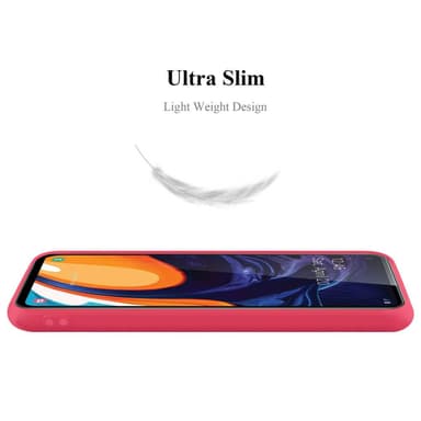 Deksel Samsung Galaxy A60 / M40 Silikon cover (rød)
