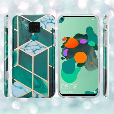 Huawei MATE 30 LITE lommebokdeksel etui (grønn)