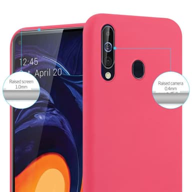 Deksel Samsung Galaxy A60 / M40 Silikon cover (rød)
