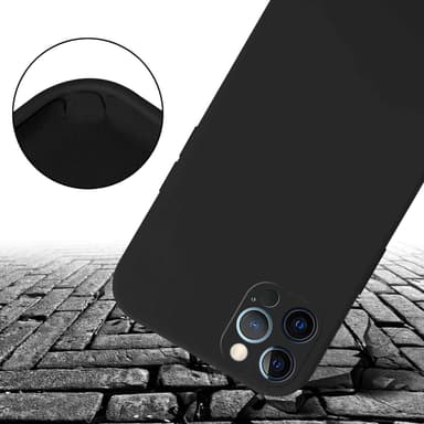 Deksel iPhone 12 / 12 PRO med Halskjede (svart)