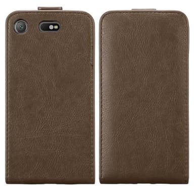 Sony Xperia XZ1 COMPACT deksel flip cover (brun)