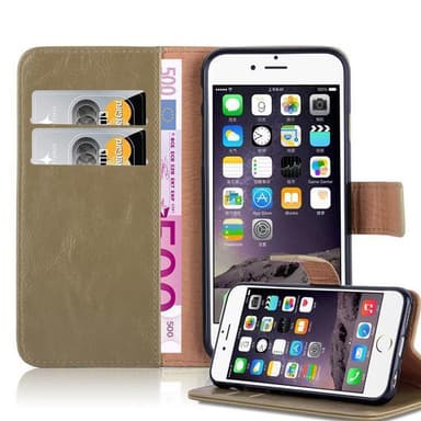 iPhone 6 PLUS / 6S PLUS lommebokdeksel etui (brun)