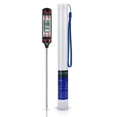 Termometer digital temperaturmåler (svart)