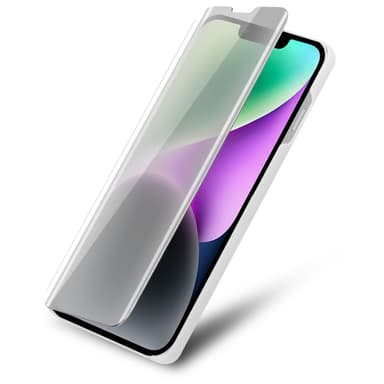 iPhone 14 lommebokdeksel etui (sølv)