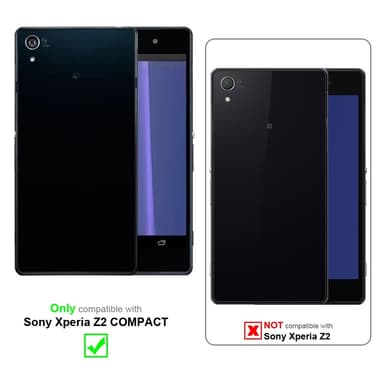 Sony Xperia Z2 COMPACT lommebokdeksel etui (blå)