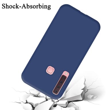 Samsung Galaxy A9 2018 silikondeksel case (blå)