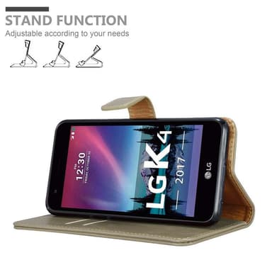 LG K4 2017 lommebokdeksel etui (brun)