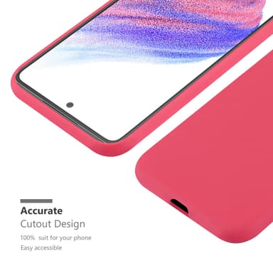 Deksel Samsung Galaxy A53 5G Silikon cover (rød)