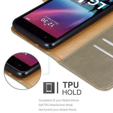 LG K4 2017 lommebokdeksel etui (brun)