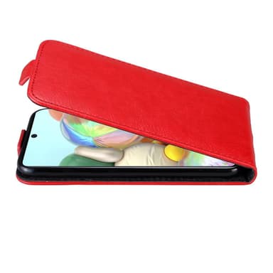 Samsung Galaxy A71 4G deksel flip cover (rød)