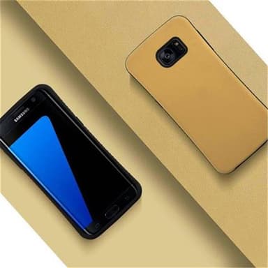 Samsung Galaxy S7 EDGE Hardt Deksel Cover (brun)