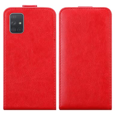 Samsung Galaxy A71 4G deksel flip cover (rød)