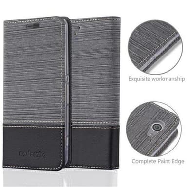 Sony Xperia Z2 COMPACT lommebokdeksel etui (grå)