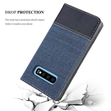 Samsung Galaxy S10 4G lommebokdeksel etui (blå)