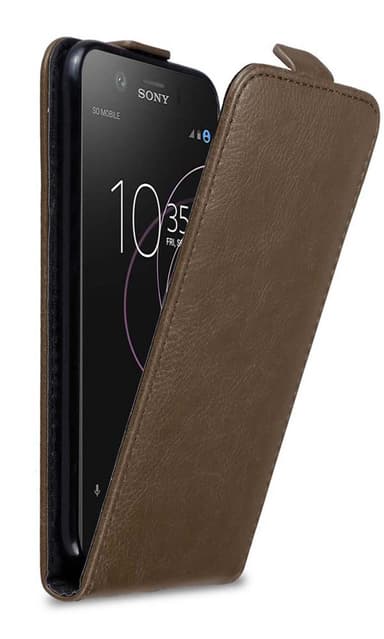 Sony Xperia XZ1 COMPACT deksel flip cover (brun)