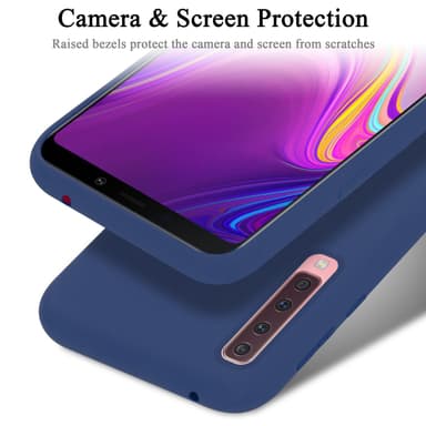 Samsung Galaxy A9 2018 silikondeksel case (blå)