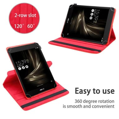 Asus Zenpad 3 (8.0 tomme) deksel til nettbrett (rød)