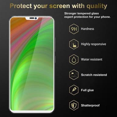 Vivo X21 Skjermbeskytter Skärmskydd (hvit)