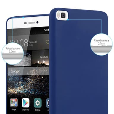 Deksel Huawei P8 Silikon cover (blå)