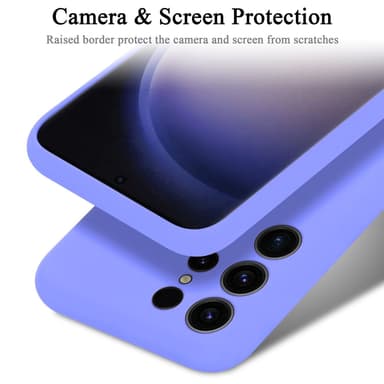 Samsung Galaxy S23 ULTRA silikondeksel case (lilla)