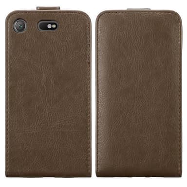 Sony Xperia XZ1 COMPACT deksel flip cover (brun)