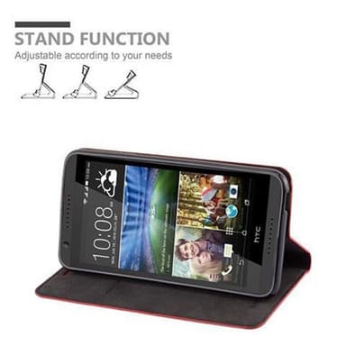 HTC Desire 820 lommebokdeksel case (rød)