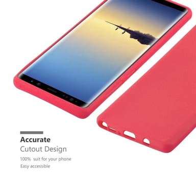 Deksel Samsung Galaxy NOTE 8 case (rød)