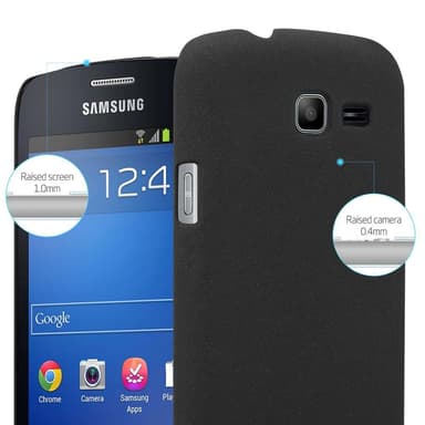 Samsung Galaxy TREND LITE Hardt Deksel Cover (svart)