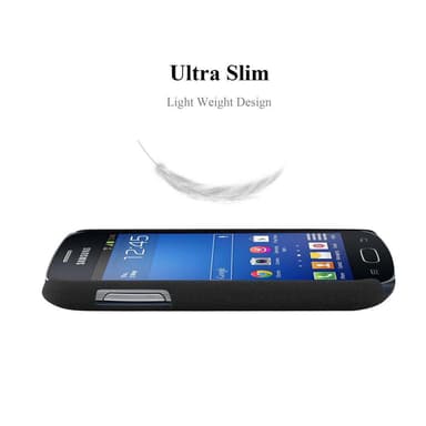 Samsung Galaxy TREND LITE Hardt Deksel Cover (svart)
