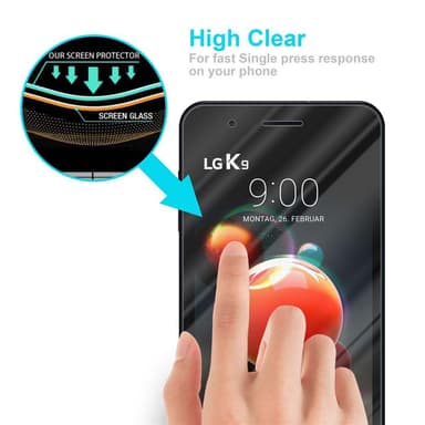 LG K8 2018 / K9 2018 Skjermbeskytter Skärmskydd