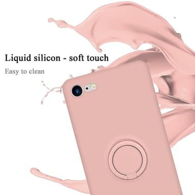 Deksel iPhone 7 / 7S / 8 / SE 2020 Ring Case (rosa)