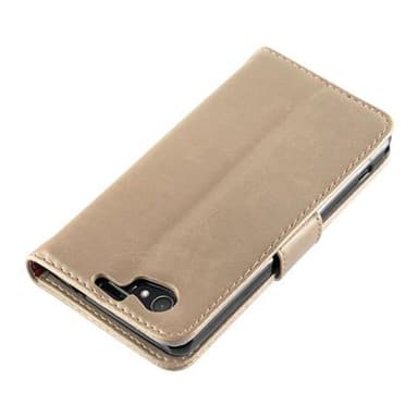 Sony Xperia Z1 COMPACT lommebokdeksel etui (brun)
