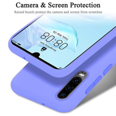 Huawei P30 silikondeksel case (lilla)