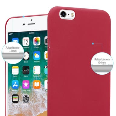 iPhone 6 PLUS / 6S PLUS Hardt Deksel Cover (rød)