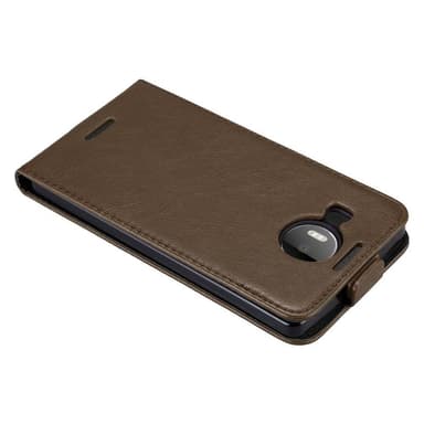 Nokia Lumia 950 XL deksel flip cover (brun)