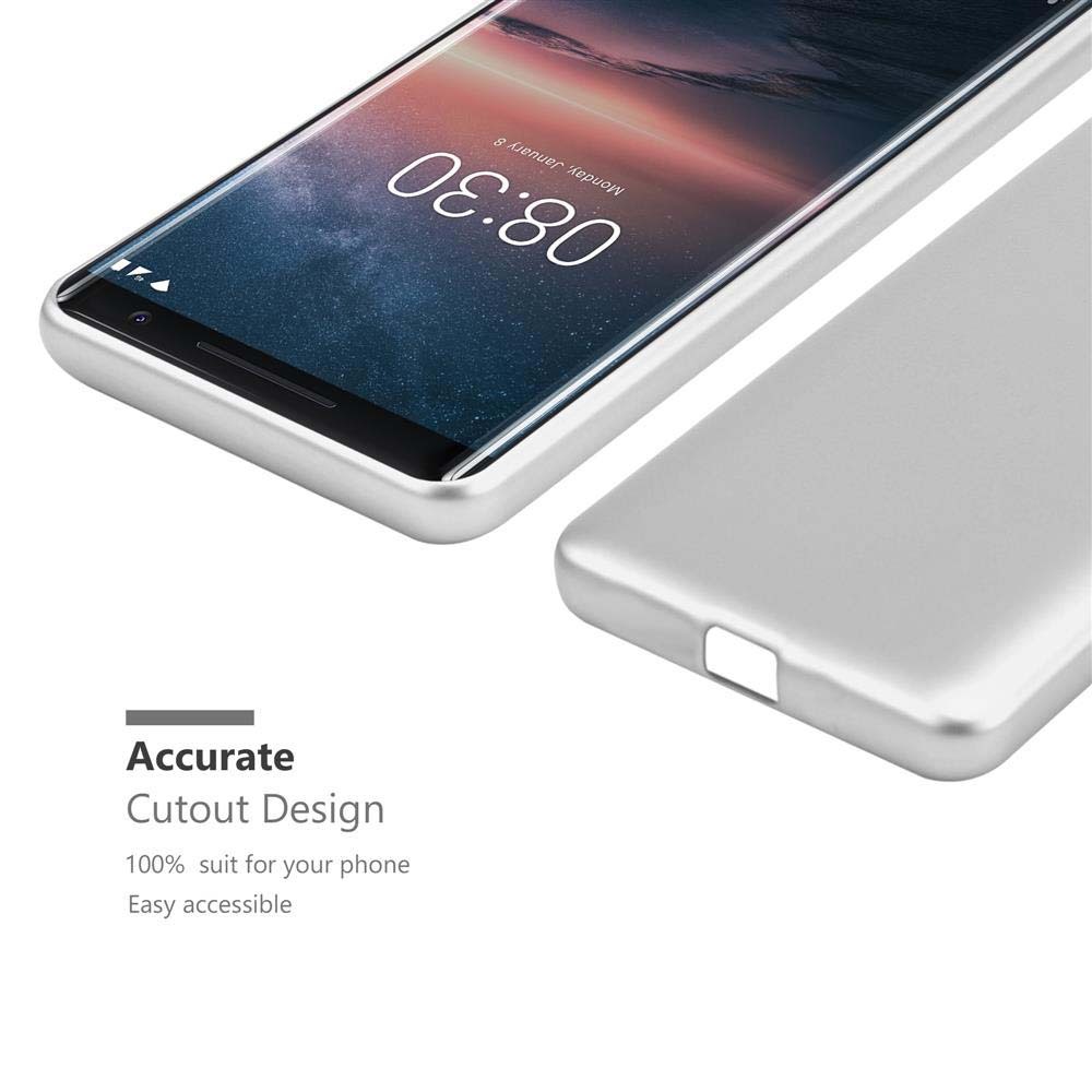 Deksel Nokia 8 Sirocco Case Cover (sølv)