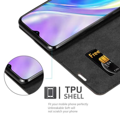 Realme X2 / XT / Oppo K5 lommebokdeksel case (brun)