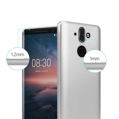 Deksel Nokia 8 Sirocco Case Cover (sølv)
