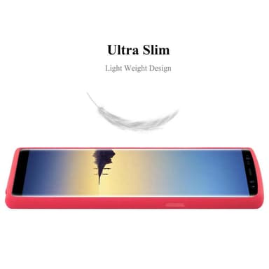 Deksel Samsung Galaxy NOTE 8 case (rød)