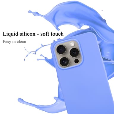 iPhone 16 PRO MAX silikondeksel case (lilla)
