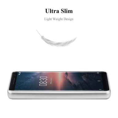 Deksel Nokia 8 Sirocco Case Cover (sølv)