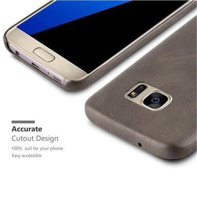 Samsung Galaxy S7 Hardt Deksel Cover (brun)