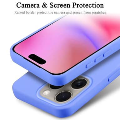 iPhone 16 PRO MAX silikondeksel case (lilla)