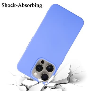 iPhone 16 PRO MAX silikondeksel case (lilla)