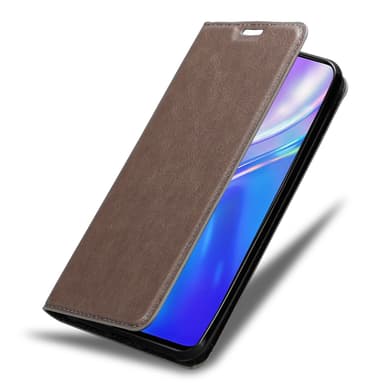 Realme X2 / XT / Oppo K5 lommebokdeksel case (brun)
