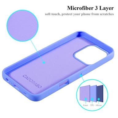 iPhone 16 PRO MAX silikondeksel case (lilla)
