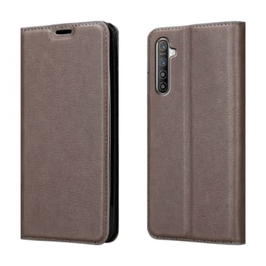 Realme X2 / XT / Oppo K5 lommebokdeksel case (brun)