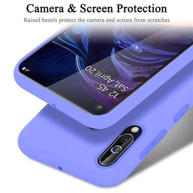 Samsung Galaxy A60 / M40 silikondeksel case (lilla)