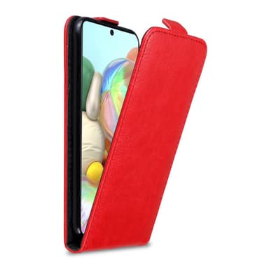 Samsung Galaxy A71 4G deksel flip cover (rød)