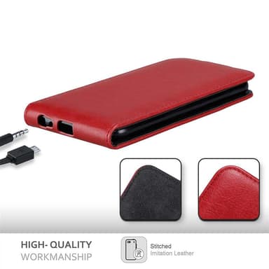 LG X POWER 3 deksel flip cover (rød)